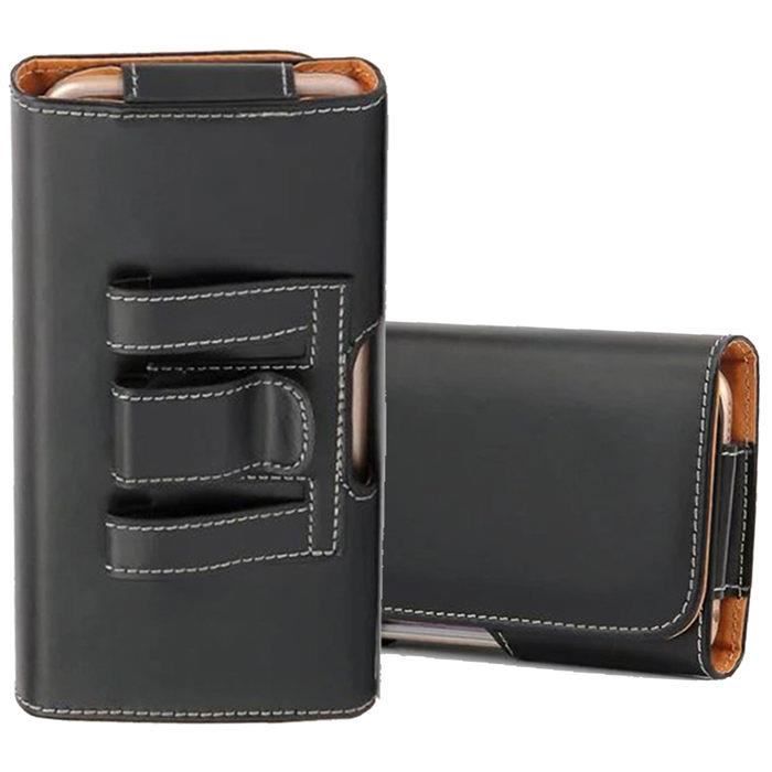 Protection Housse Etui Clip Ceinture Pour Samsung Galaxy J5 (2015) - J500FN (5.0-) - Noir