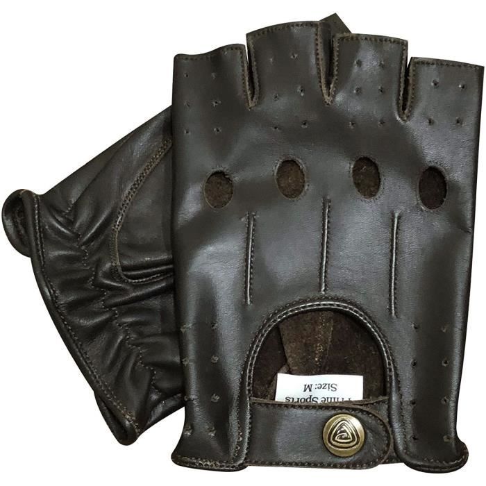 MITAINES EN CUIR A USAGE VARIE POUR HOMME