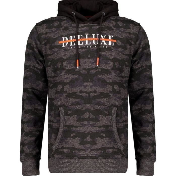 Sweat à capuche garçon Deeluxe Daik - noir - 16 ans