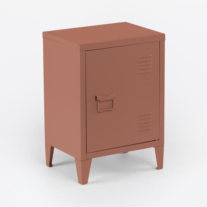 SKLUM Casier de table d'appoint en métal Pohpli Rosa Make Up