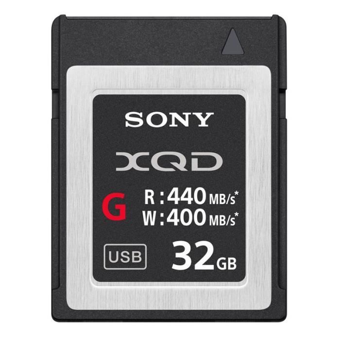 SONY Carte XQD 32 Go High Speed R440/W400 sans adaptateur - QDG32E-R
