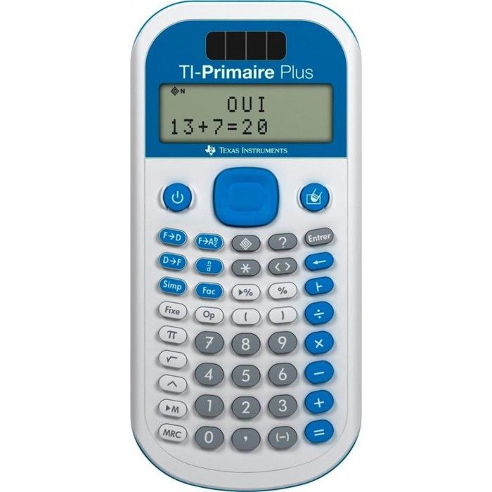 TEXAS Calculatrice Scientifique - TI Primaire PLUS Solaire