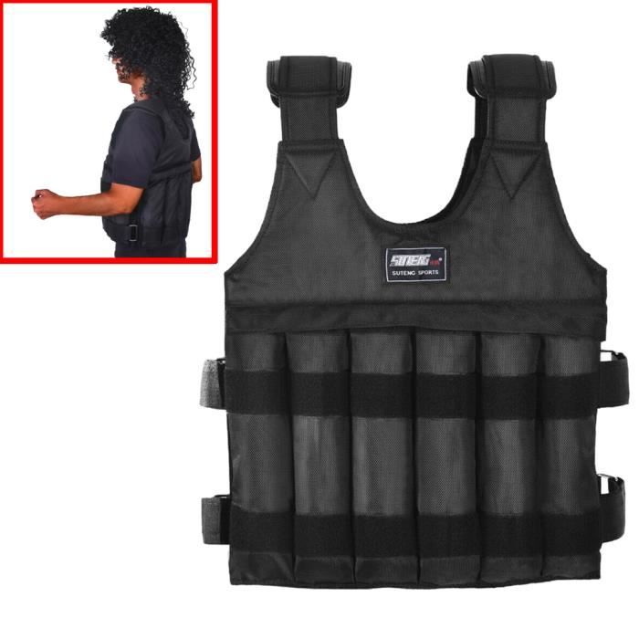 APPAREIL ABDO - PLANCHE ABDO Gilet de poids ajustable 1 pièce