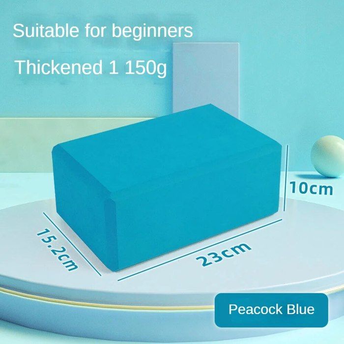 2 Briques De Yoga En Liège 22,5x15x7,5 Cm - Naturel, Antidérapant, 720g - Pour Yoga, Pilates, Étirement