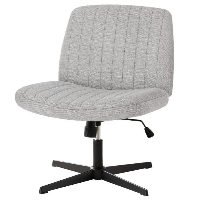 Chaise de bureau sans roulettes Vanity chair Sans bras Pour bureau à domicile Chaise de