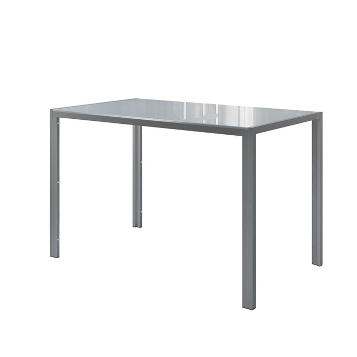 Table à manger Grand 120x70cm Gris Vicco 40743