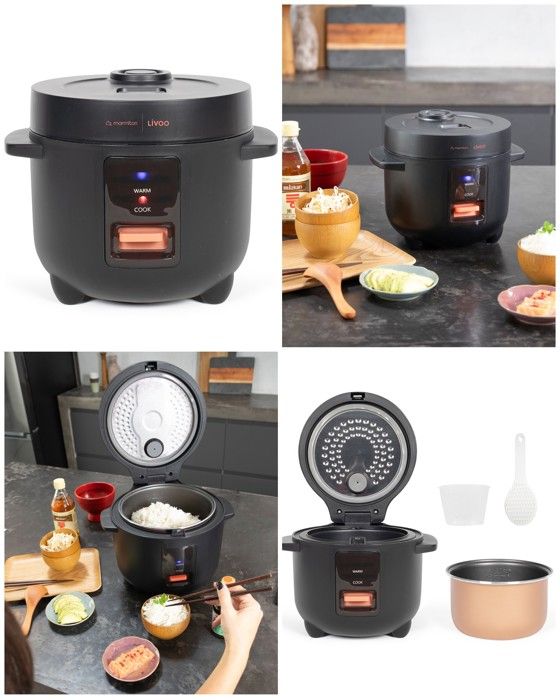Cuiseur &agrave; Riz - NO NAME - 1.2L - 400W - Arr&ecirc;t automatique - Rev&ecirc;tement antiadh&eacute;sif