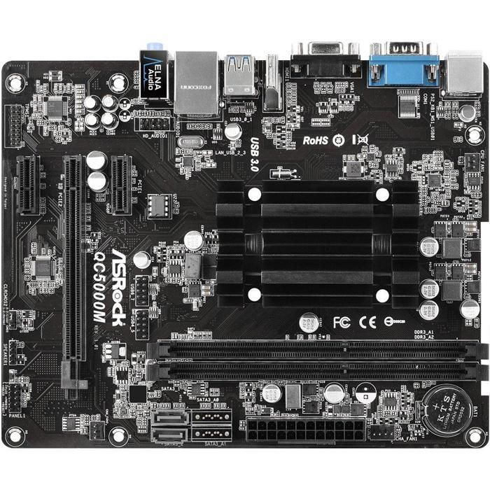 Carte mère ASRock QC5000M SOC Processeur intégré 1xDDR4 32GB Micro ATX - Asrock