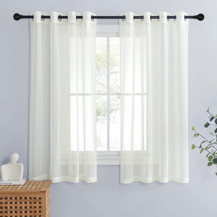 Lot De 2 Rideaux De Fond Blancs 3m X 3m - Sans Plis Polyester Pour Mariage, Fêtes Et Photos - Décoration Intérieur Extérieur