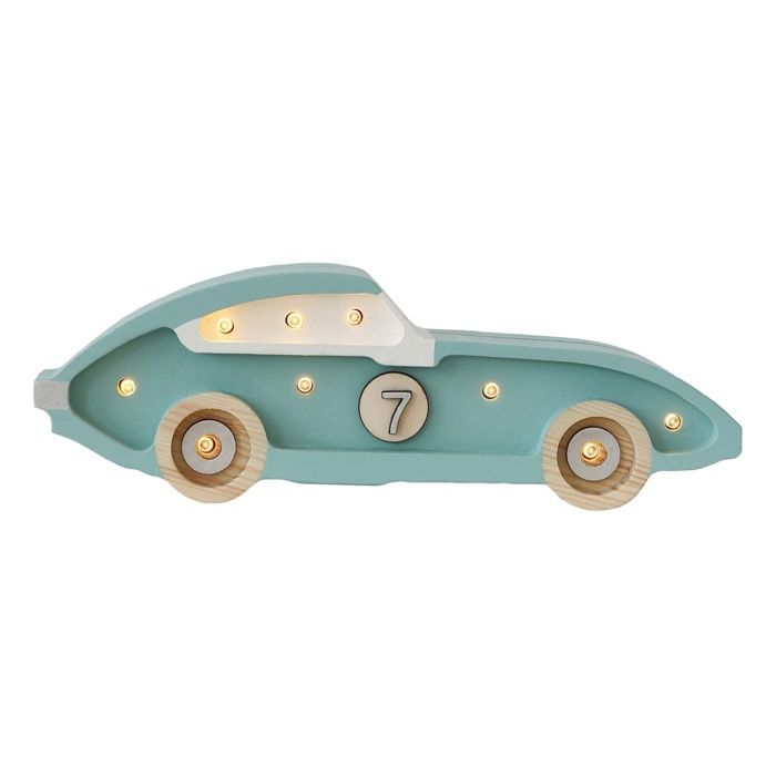 Little Lights - Lampe Veilleuse Voiture de course bleue Little Lights - Lampe Veilleuse Voiture de course bleue