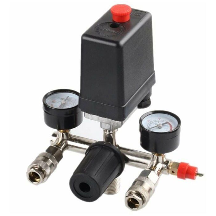 Régulateur de Pression avec pressostat pour compresseur Pressostat 2 afficheurs