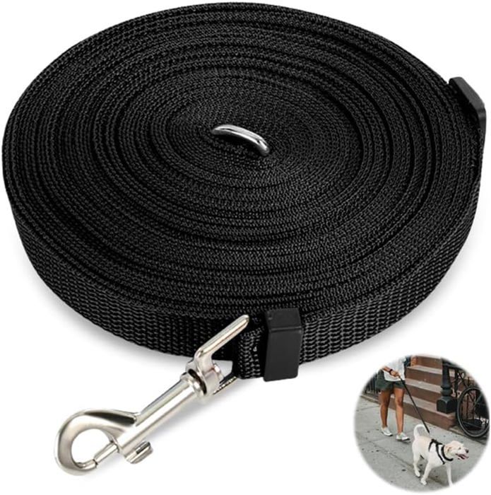 Meilleurs prix pour Longe pour Chien 10 m Laisse de Dressage pour Chien Longe Corde pour Chien Laisse Chien avec Mousqueton en D Longe de Dressage