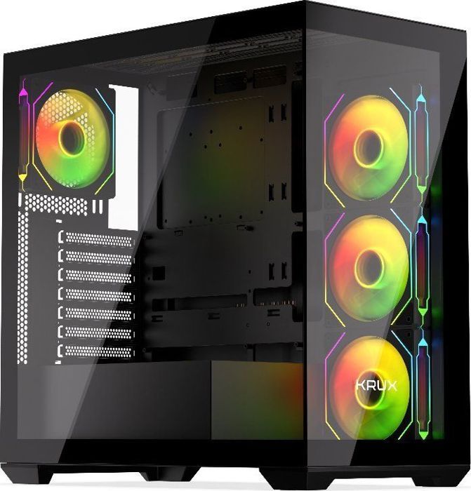 Boîtier PC - Krux - KRXD004 - Midi Tour - Fenêtre latérale - 2x USB 3.0 - USB-C