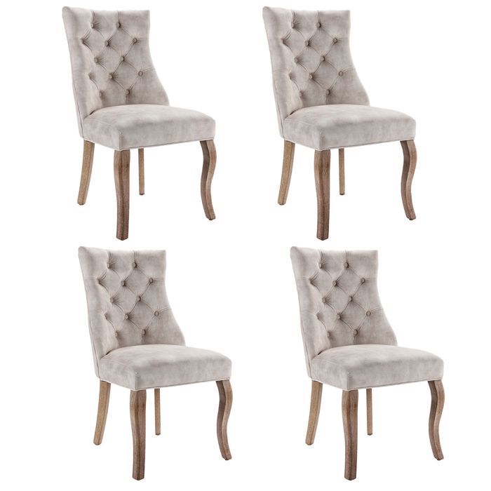 PUGSDRLY Chaise Salle A Manger Lot De 2 à Roulettes Avec Rangement