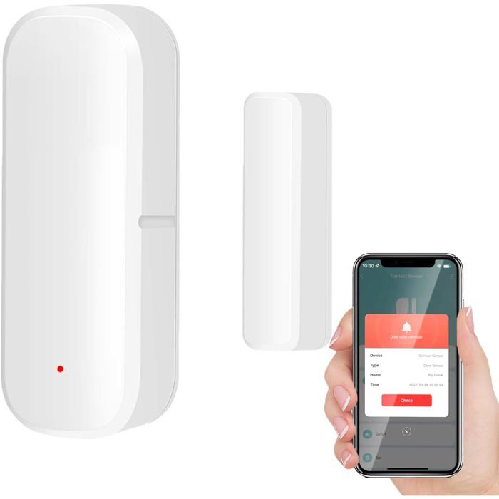 Capteur Intelligent Porte/fenêtre Digitus 84294 – Alerte Ouverture, Compatible Maison Connectée
