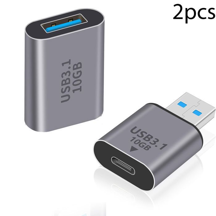 Adaptatur USB Fmll Vrs USB-C Mâl Connxion Fluid Compact Noir Au Millur Prix