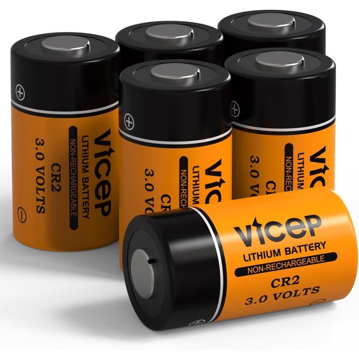6-Pack Pile CR2 3V CR 2 Piles Lithium CR15H270 Télémètre Lampe de Poche Systèmes d’Alarme Télémètre Non Rechargeable