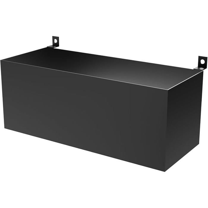 Panneau Acoustique Organisateur Mural Étagères Murales Flottantes en Métal pour Boîte de Rangement 25 2 × 10 Cm VITRINE