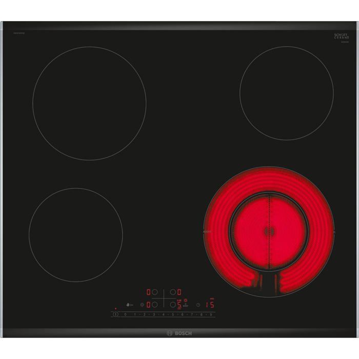 Bosch Serie 6 Pkf675fp2e Plaque Intégré 60 Cm Céramique 4 Zone