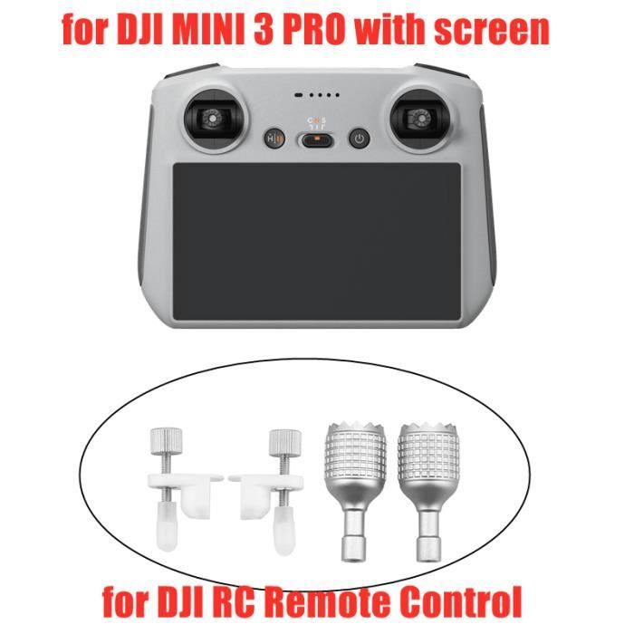 For DJI RC Mini 3 Pro/ Mavic 3 /Mini 2/Air 2S Télécommande Contrôleur de vitesse à bascule Allonger les bascules de pouce en alliage d'aluminium for DJI RC Mini 3 Pro/ Mavic