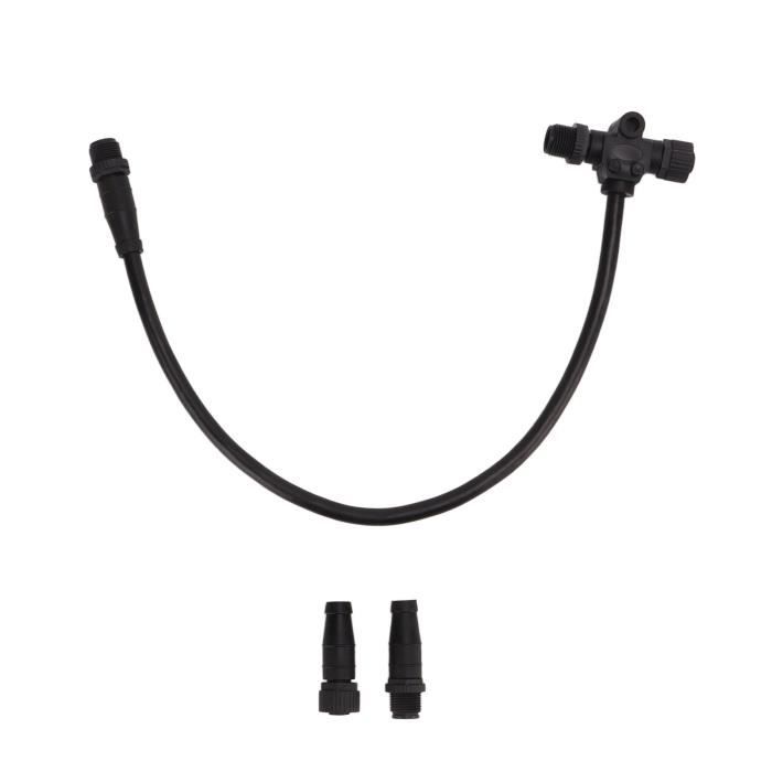 Câble Backbone NMEA 2000 EVGATSAUTO 0.5m - Compatible Simrad B G Navico - ABS Noir