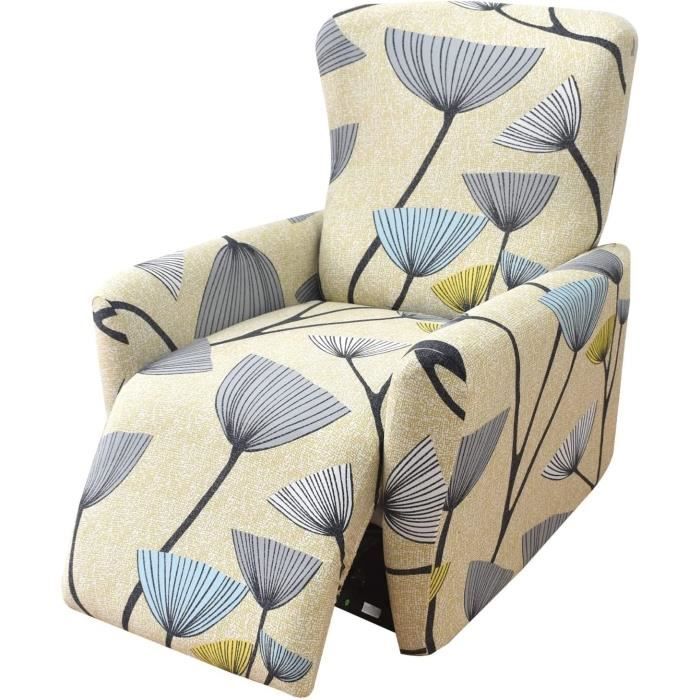 ELYSYSRL Housse de Fauteuil Relax Extensible 1 Place, Housse de Fauteuil Relax, Couverture de Chaise Canapé Relax avec Poche, Protecteur pour Fauteuil Inclinable (Color : #18 ELYSYSRL Housse de Fauteuil Relax Extensible 1 Place, Housse de Fauteuil Relax, Couverture de Chaise Canapé Relax avec Poche, Protecteur pour Fauteuil Inclinable (Color : #18