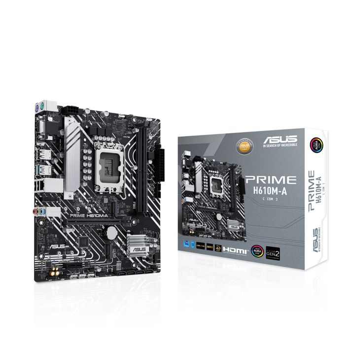 ASUS PRIME H610M A CSM Intel H610 LGA 1700 micro ATX Neuf - vue 6