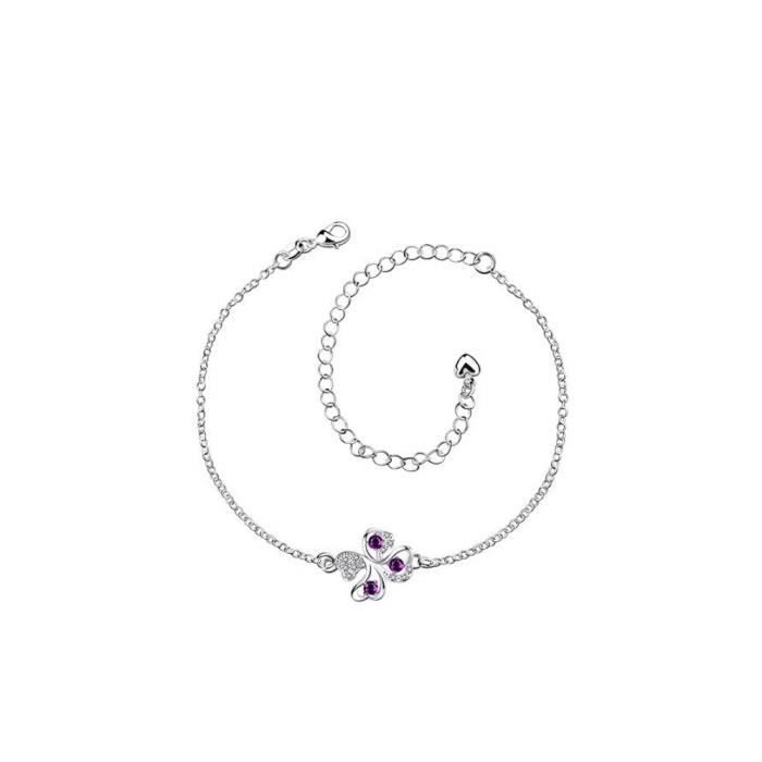 Lot De 15 À 24 Bracelets De Cheville En Argent Brillant Avec Strass
