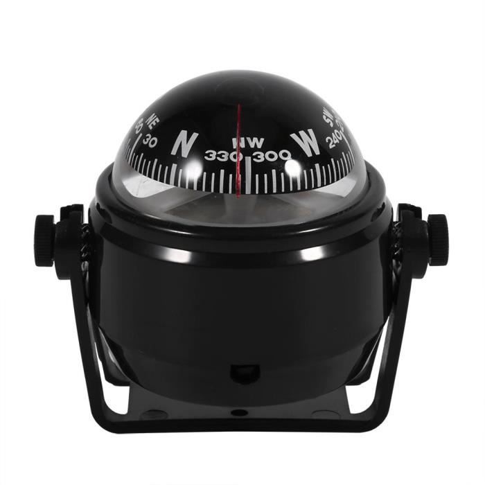 Boussole Numérique LED Pour Voiture Et Bateau – ABS, Réglage De Déviation, Avec Outils Et Câble, Haute Précision
