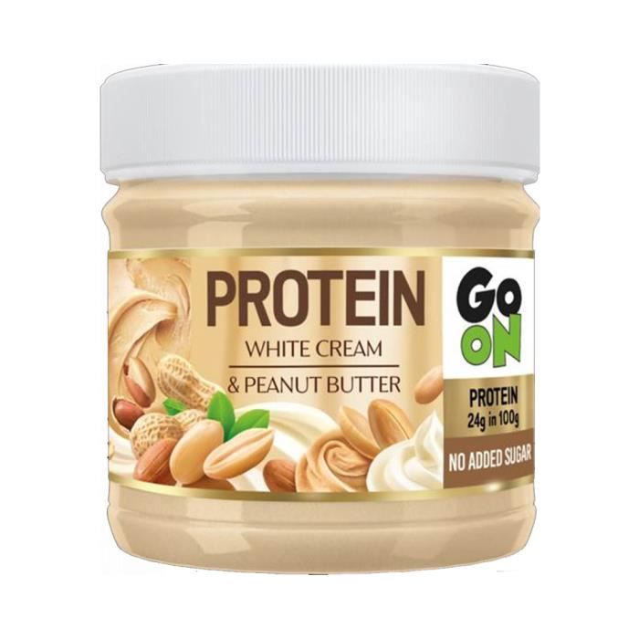 Protéine White Cre 180g Blanc & Beurre de cacahuète Go On Nutrition Proteine  - Cdiscount Sport