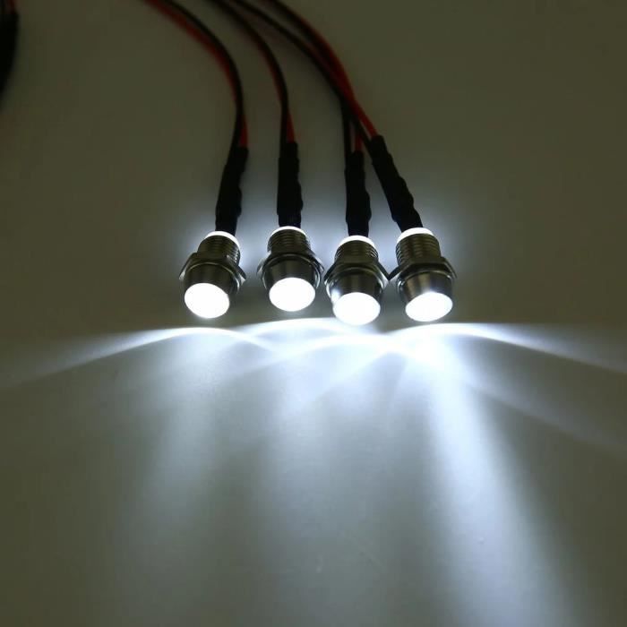 Kit LED Pour Voiture RC MN82 1/12 – Phares, Clignotants, Feux Stop – Accessoire Facile à Installer