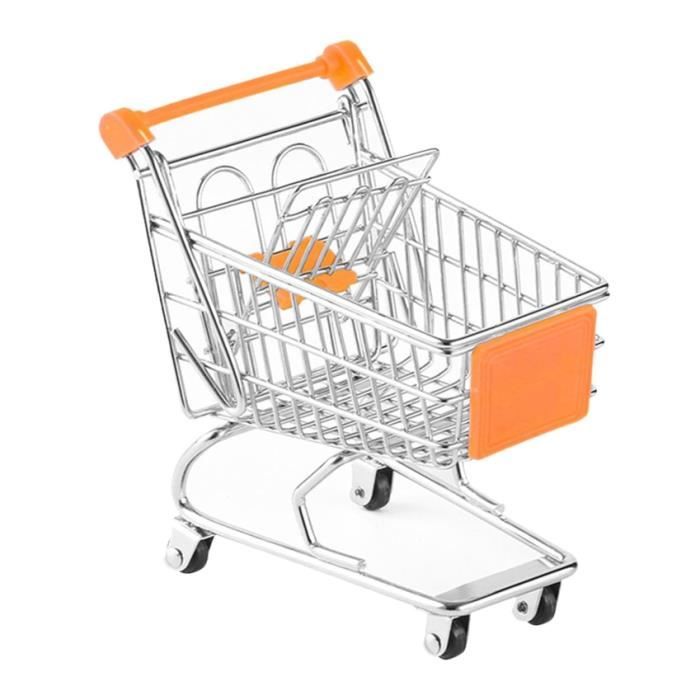 Chariot De Courses Jouet Enfant - Panier Supermarché à Assembler - Jeu De Rôle 3 Ans Et Plus - Rose