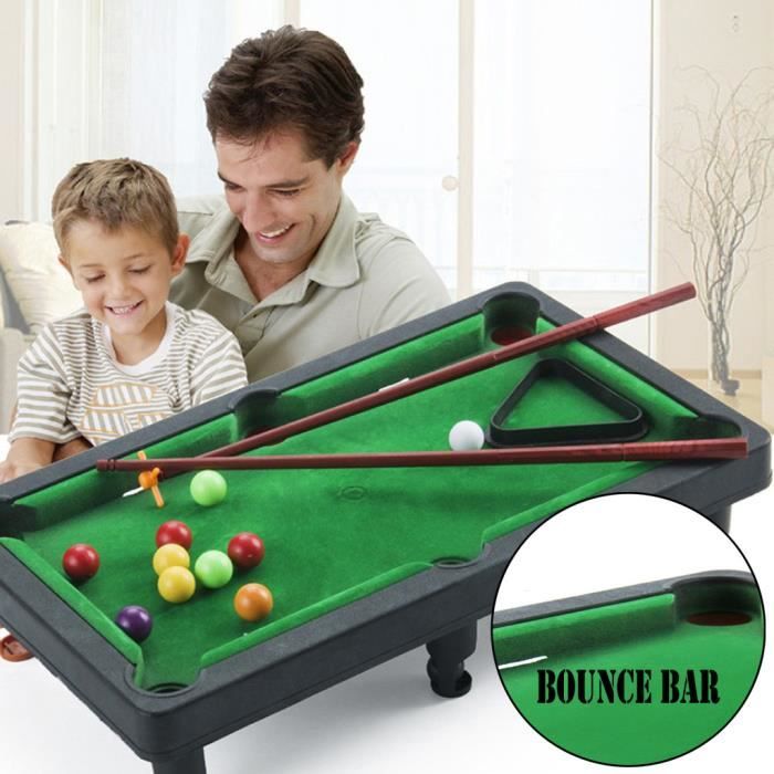 Mini Table De Billard Pour Enfants - Jeu De 8 Balles - Format Table-top