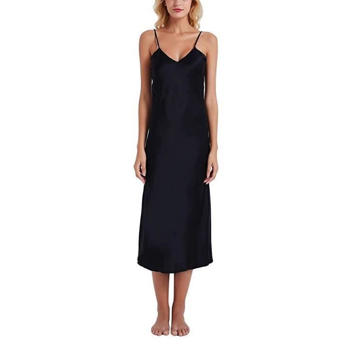 chemise de nuit longue femme