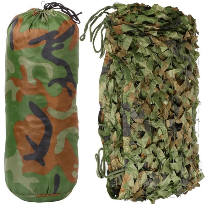 Filet de camouflage Camo Chasse Tir Masquer Armée Camping Woodland Filet 5M x1.5M