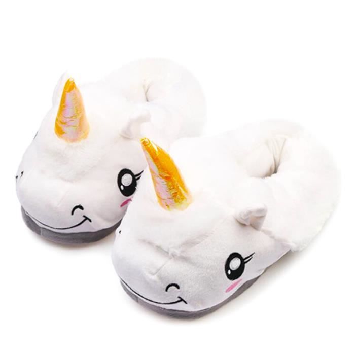 Pantoufles De Licornes Pour Enfants Garçon Fille Unicorne Bélier Chaussons  Taille 28-42 FXG-187blanc28 Blanc blanc - Cdiscount