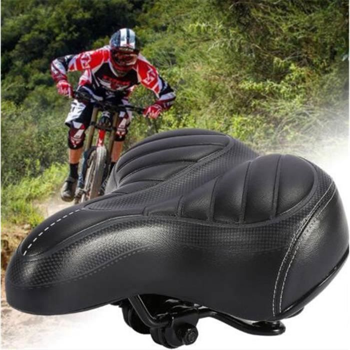 Selle de vélo confortable pour vélo électrique - noir