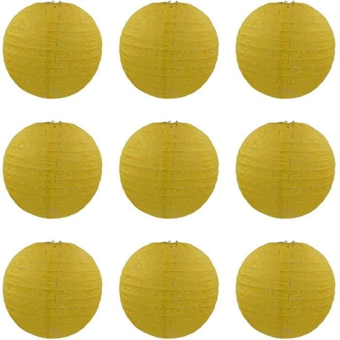 FANSU Colorées Lanterne Papier, Lanterne En Papier à Suspendues, 6 PCS