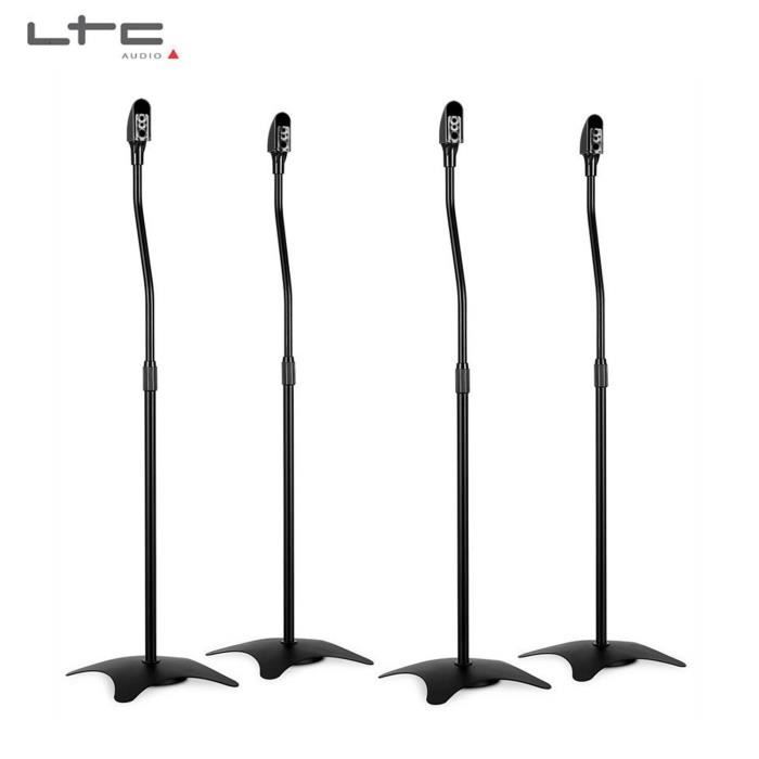 2 Paires de pieds pour enceintes Noirs HomeCinéma, Universel SURROUND LTC SHC01BL Cdiscount