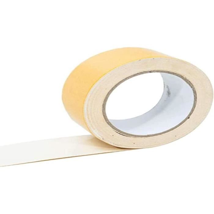 Adhésif Double Face WERKA PRO 10m X 5cm - Pour Gazon Artificiel - Fixation Terrasse/Balcon