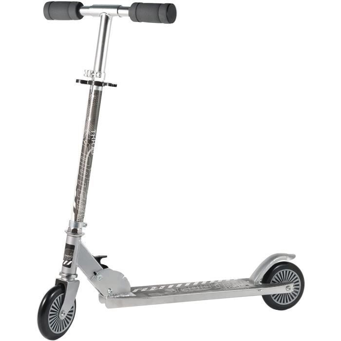 Trottinette Pliable Evo Pour Enfant - Guidon Réglable 75-80 Cm, Roues Lumineuses, Frein Pied, à Partir De 5 Ans - 4