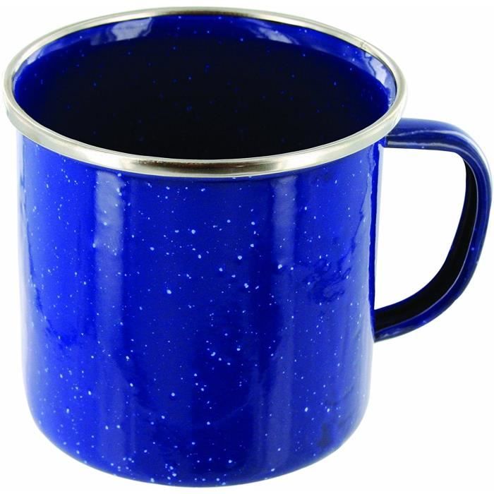 Highlander Deluxe Émail Mug Bleu Marine