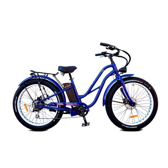 Vélo Électrique Cruiser Fatbike - Atalaya - Bleu - 250W-10Ah