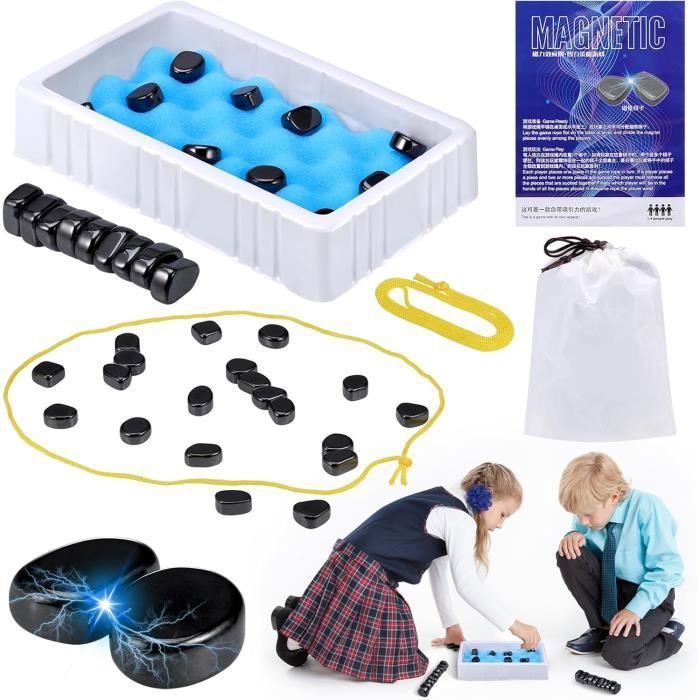 Jeu D'échecs Magnétique De Voyage - Plateau Avec Cordon Et Pièces Aimantées, Format Compact