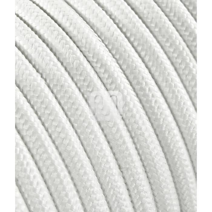 Cable/fil electrique tissu marron
