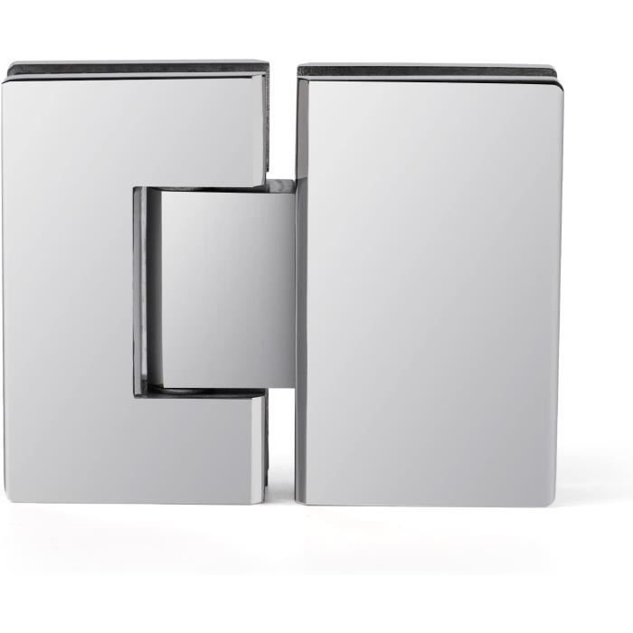 Charnière Pour Porte En Verre Häfele – 90°, Noir, Acier – 20mm (Réf. 361.69.311)