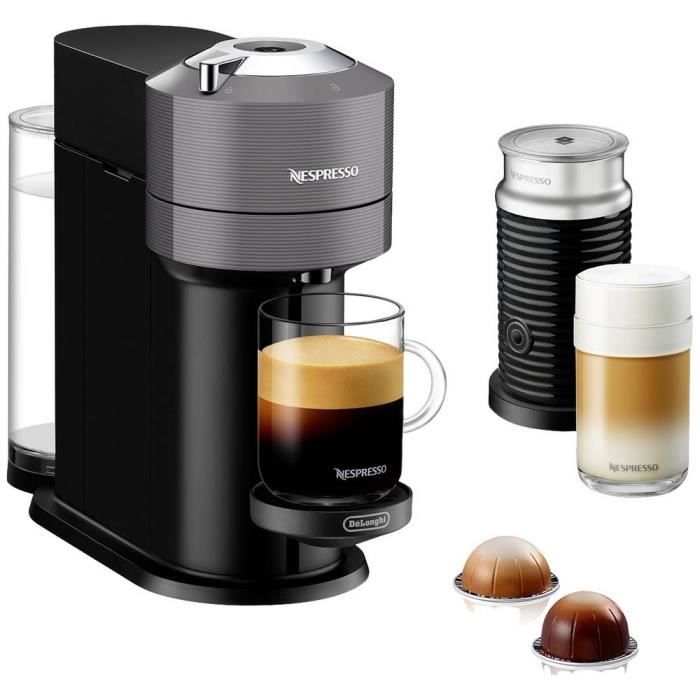 DeLonghi Nespresso Vertuo Next & Aeroccino ENV 120.GYAE - vue 2
