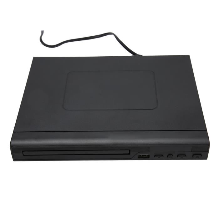 XIJ mini lecteur CD DVD Mini lecteur DVD HD intégré PAL NTSC USB 2.0, télécommande, lecteur CD video baladeur Prise UE 7541793210830