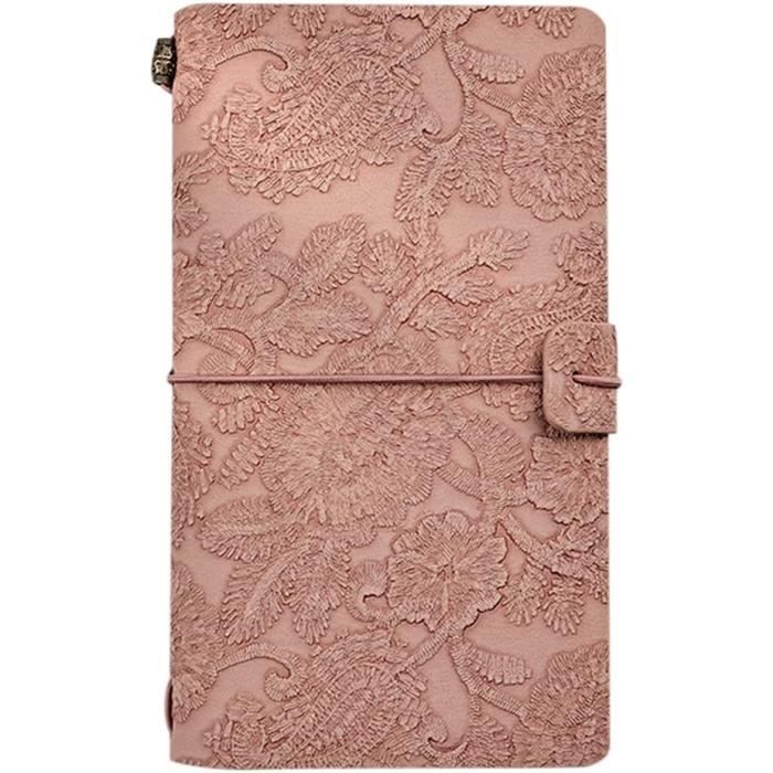 Carnet Vintage Portable A5 En Simili Cuir - Papeterie Journal - Sans Marque