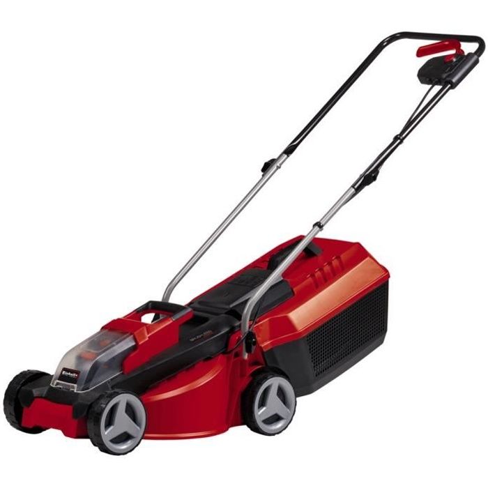 Einhell Tondeuse à gazon sans fil GE CM 1830 Li Solo Power X Change 18 V 30 cm largeur de coupe jusqu'à 150 m² Brushless bac de ramassage 30 70 mm hauteur de coupe sans batterie - vue 2